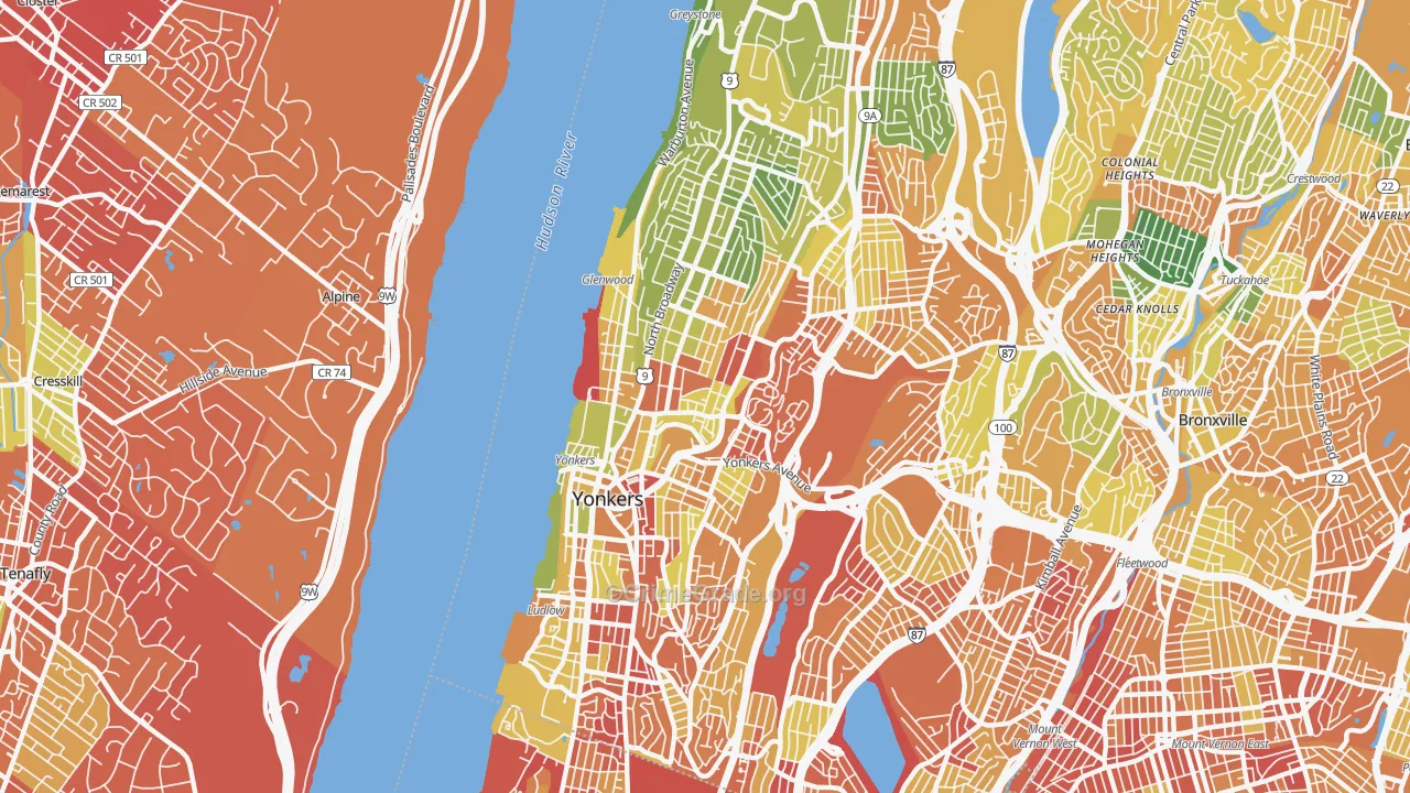 10701, NY Map of Drug-Related Crime Rates