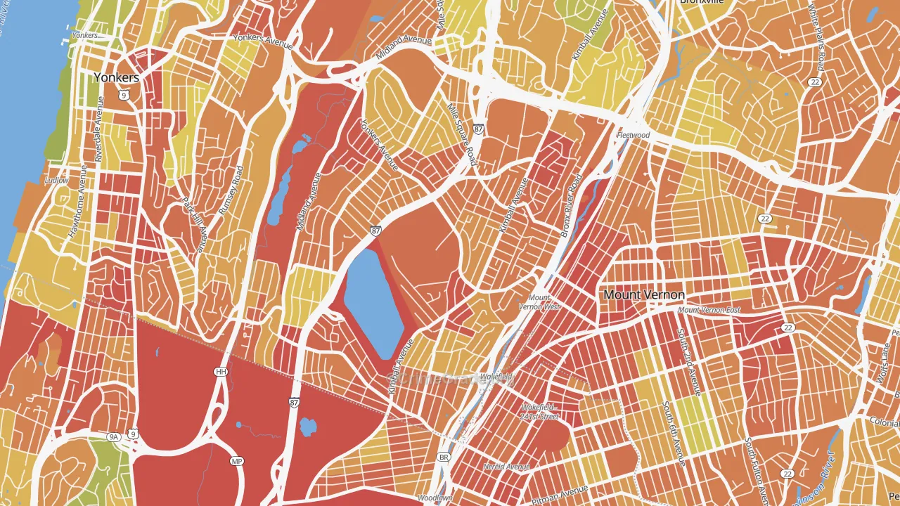 10704, NY Map of Drug-Related Crime Rates