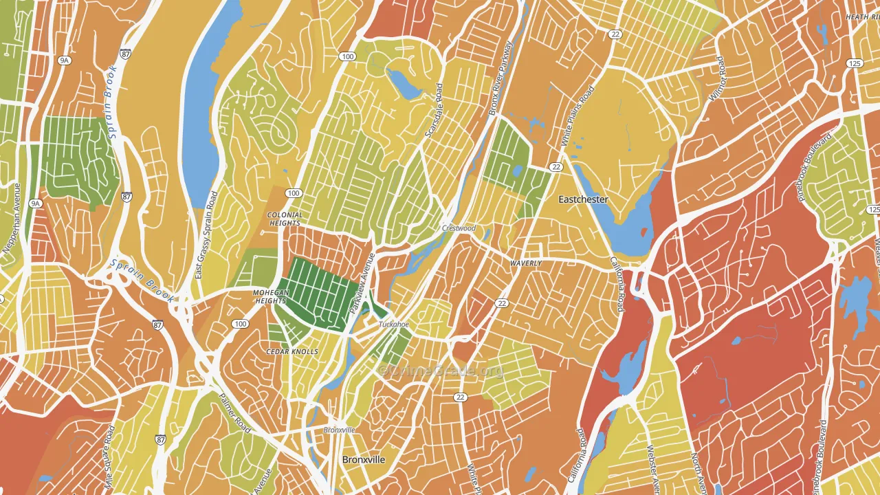 10707, NY Map of Drug-Related Crime Rates