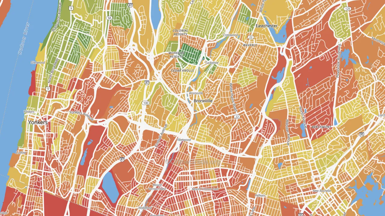 10708, NY Map of Drug-Related Crime Rates