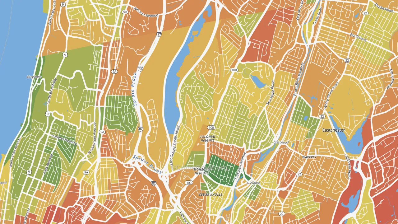 10710, NY Map of Drug-Related Crime Rates