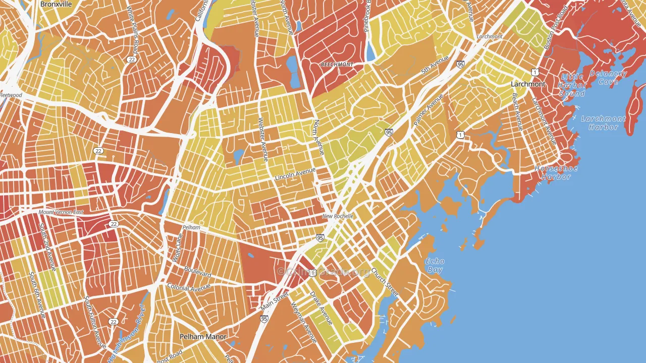 10801, NY Map of Drug-Related Crime Rates