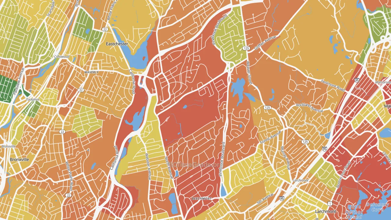 10804, NY Map of Drug-Related Crime Rates