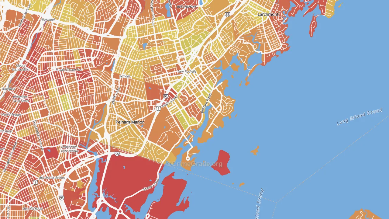 10805, NY Map of Drug-Related Crime Rates