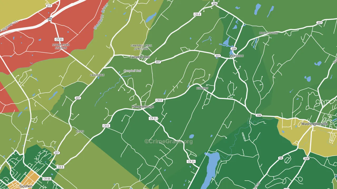 10916, NY Map of Drug-Related Crime Rates