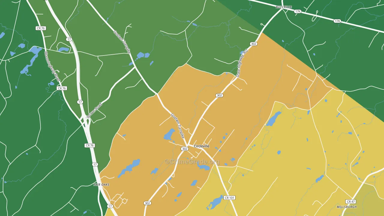 10919, NY Map of Drug-Related Crime Rates