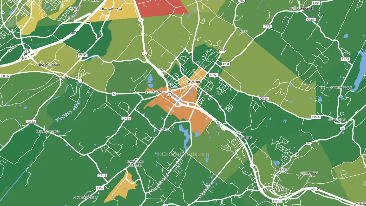 10924, NY Map of Drug-Related Crime Rates