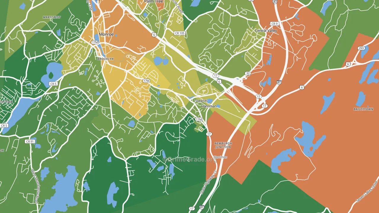 10926, NY Map of Drug-Related Crime Rates