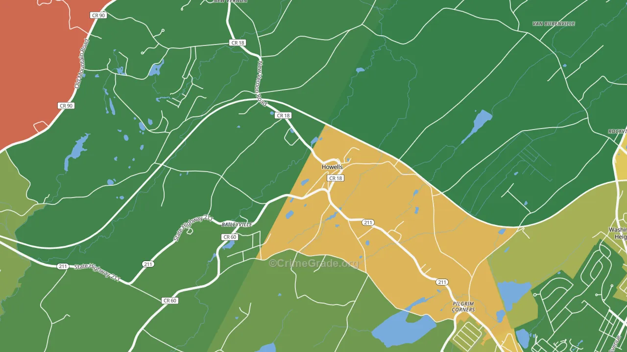 10932, NY Map of Drug-Related Crime Rates