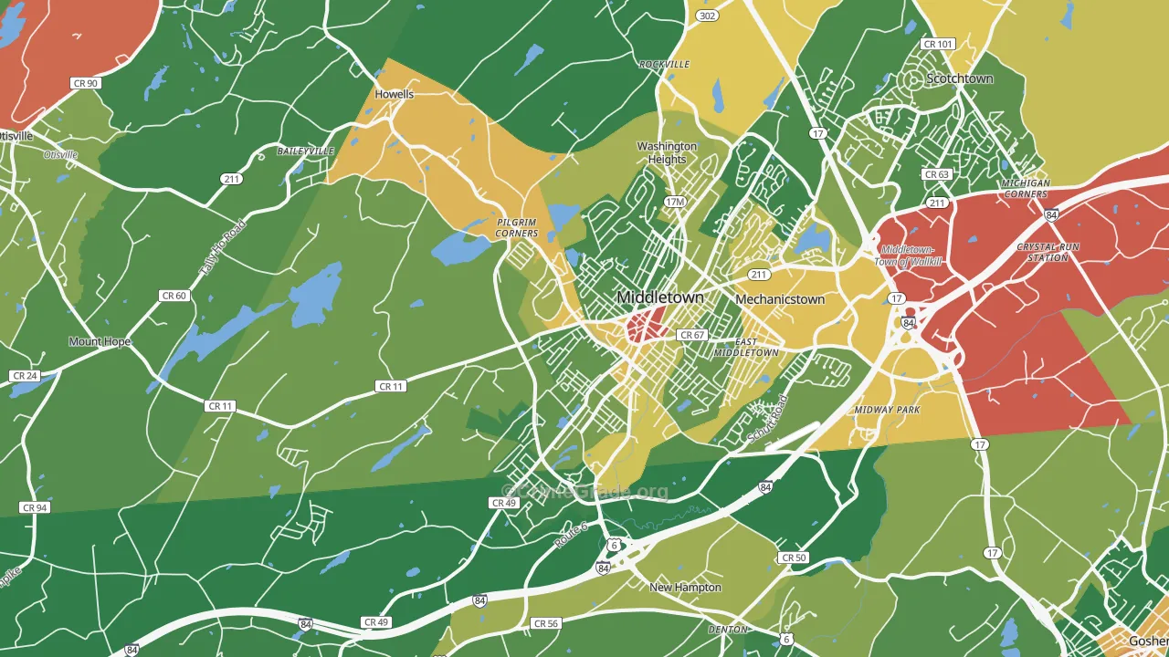 10940, NY Map of Drug-Related Crime Rates