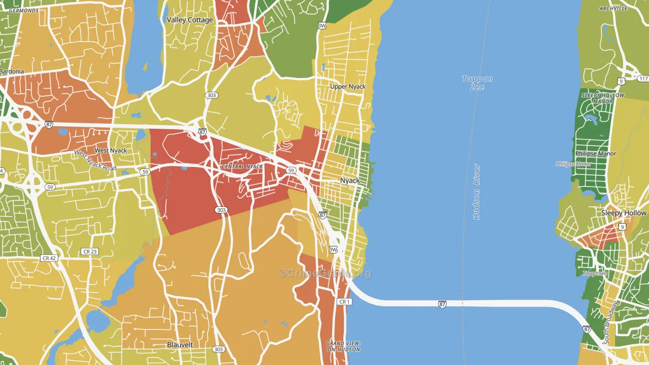 10960, NY Map of Drug-Related Crime Rates