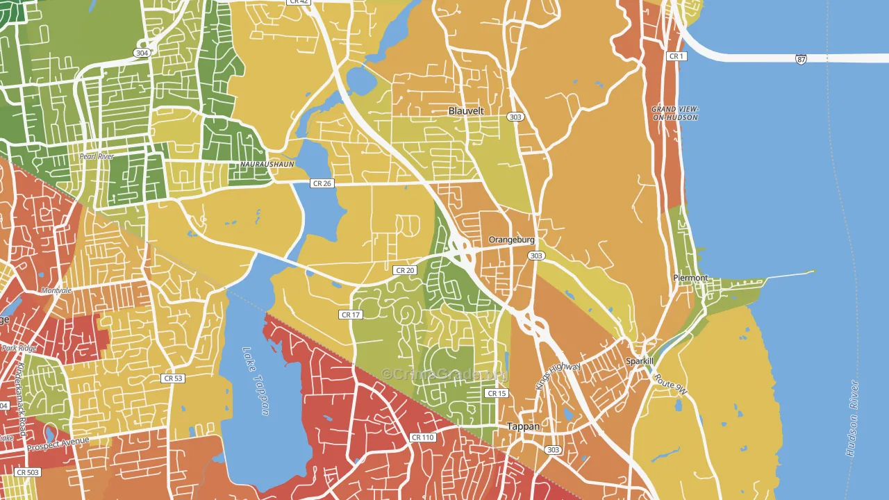 10962, NY Map of Drug-Related Crime Rates