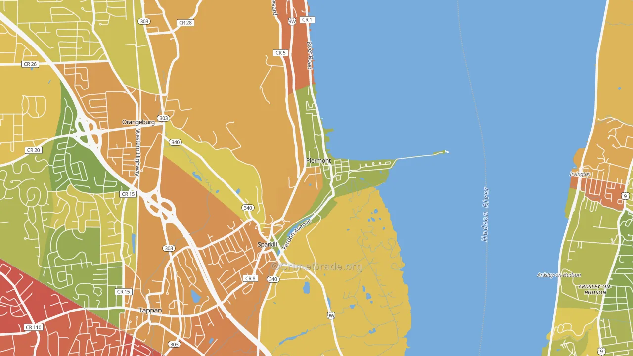10968, NY Map of Drug-Related Crime Rates