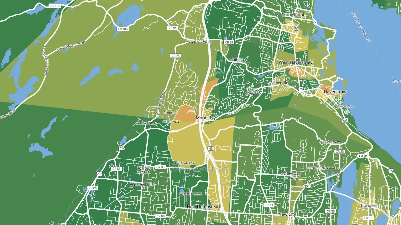 10970, NY Map of Drug-Related Crime Rates