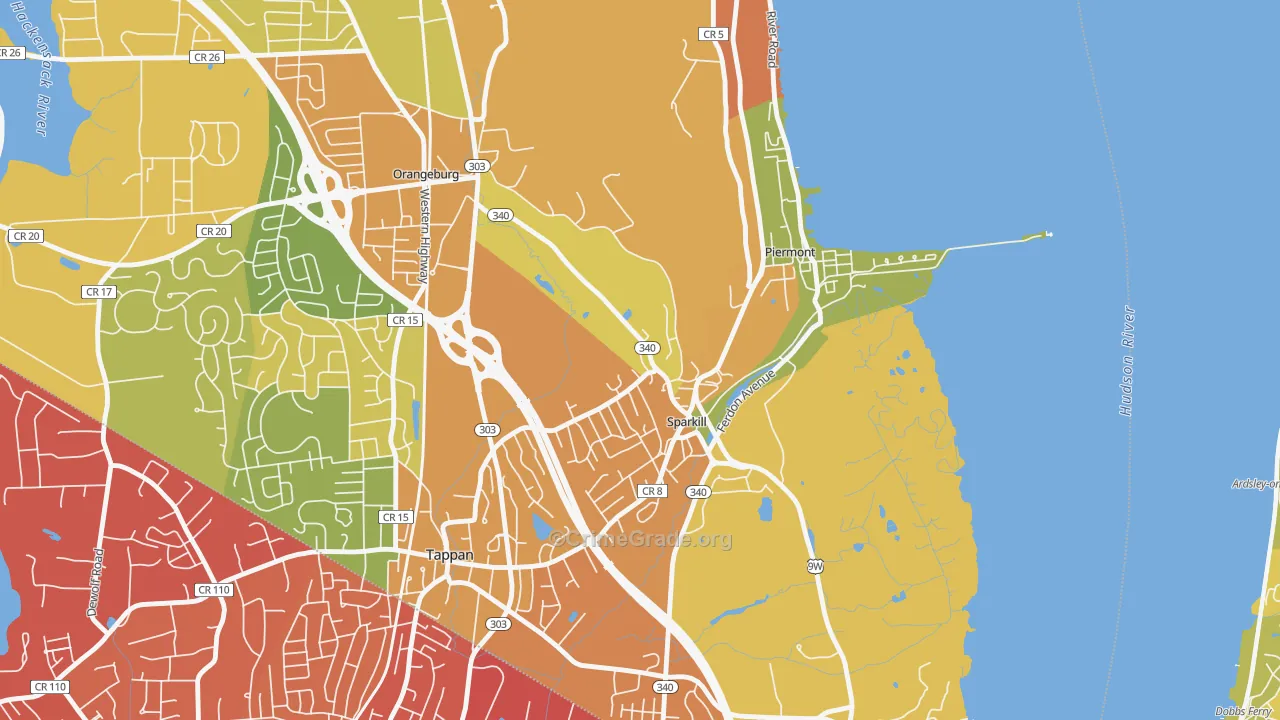 10976, NY Map of Drug-Related Crime Rates
