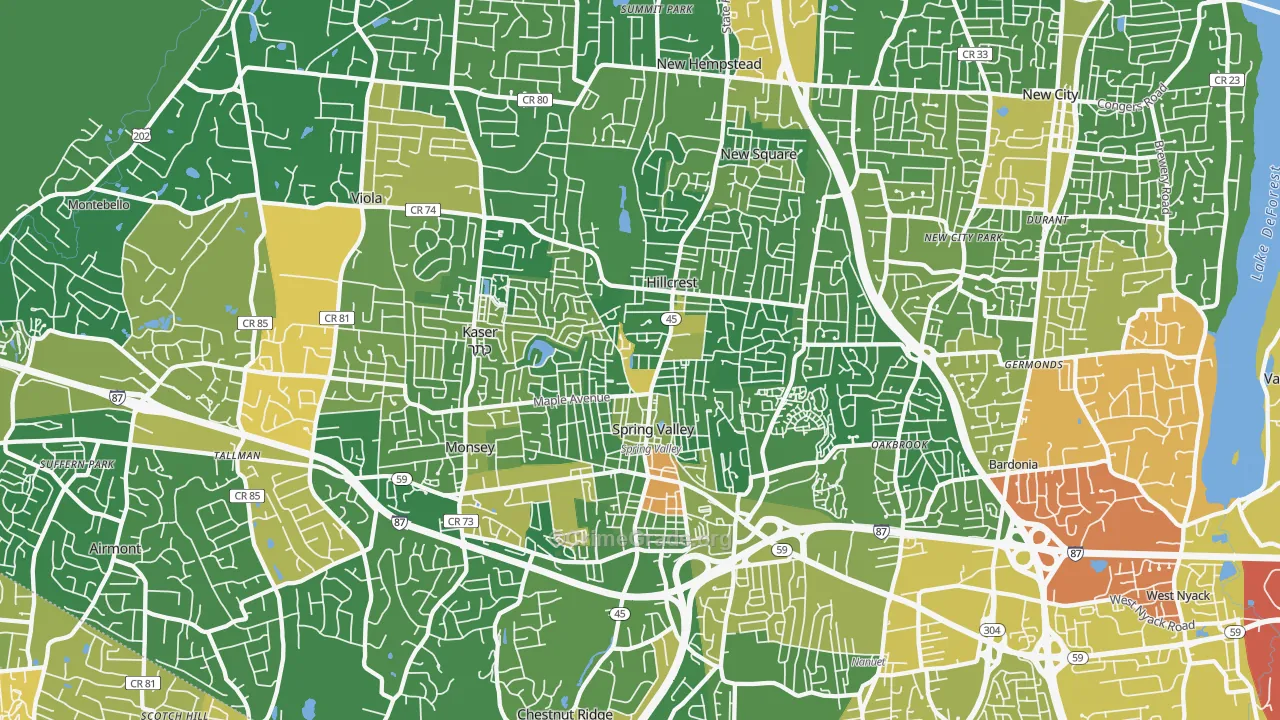 10977, NY Map of Drug-Related Crime Rates