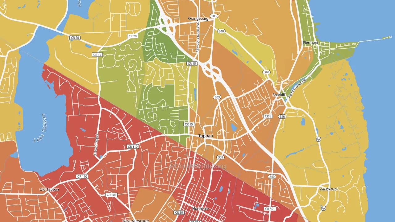 10983, NY Map of Drug-Related Crime Rates