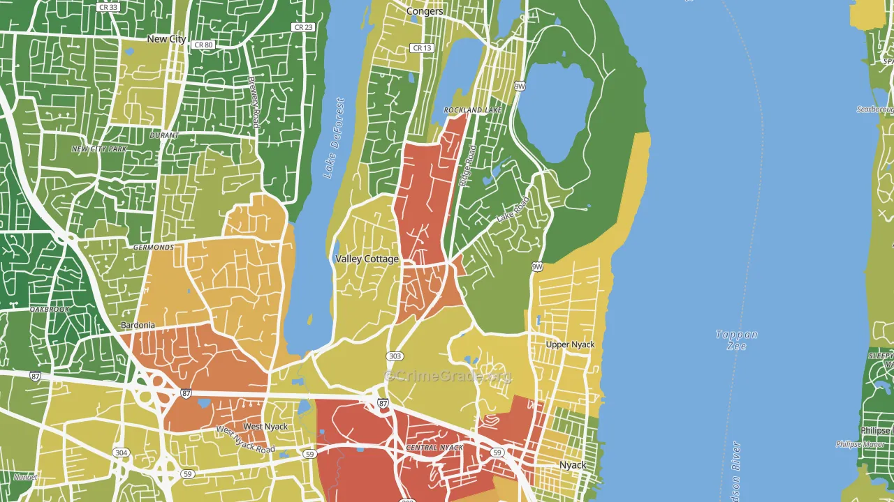 10989, NY Map of Drug-Related Crime Rates
