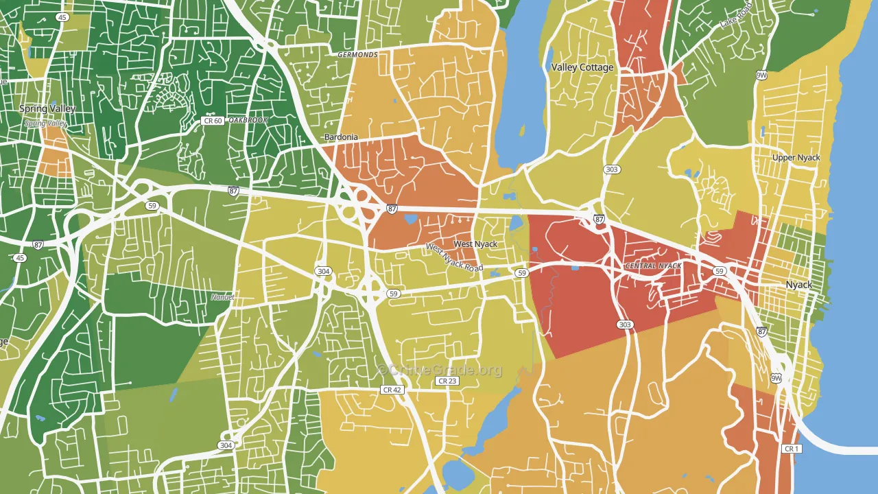 10994, NY Map of Drug-Related Crime Rates