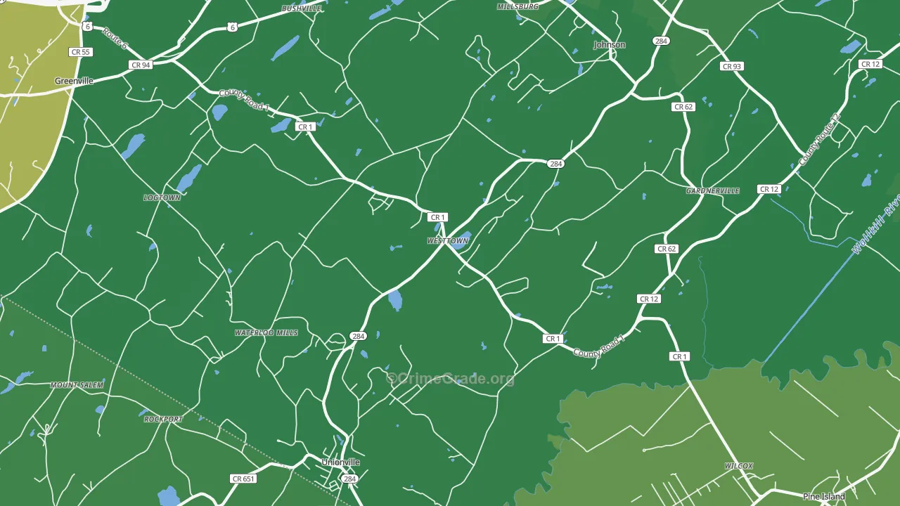 10998, NY Map of Drug-Related Crime Rates
