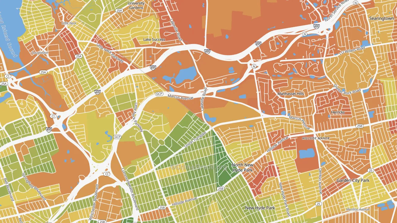 11042, NY Map of Drug-Related Crime Rates