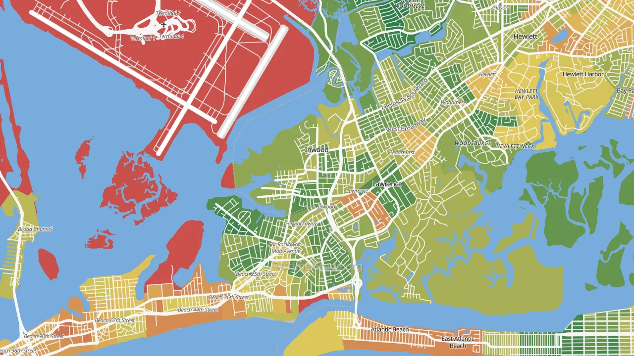 11096, NY Map of Drug-Related Crime Rates