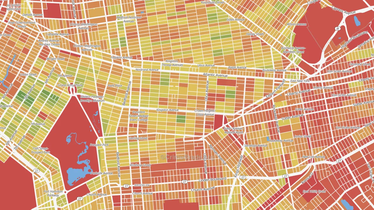 11213, NY Map of Drug-Related Crime Rates