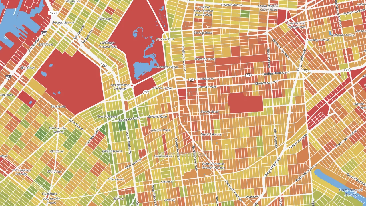 11226, NY Map of Drug-Related Crime Rates