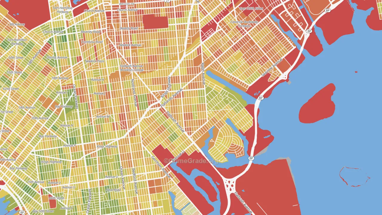 11234, NY Map of Drug-Related Crime Rates