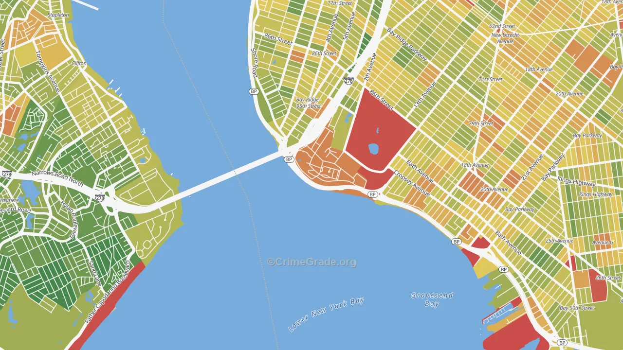 11252, NY Map of Drug-Related Crime Rates