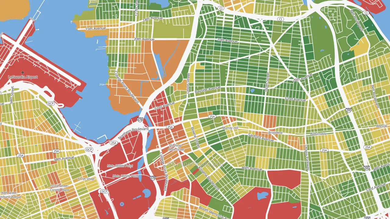 11354, NY Map of Drug-Related Crime Rates