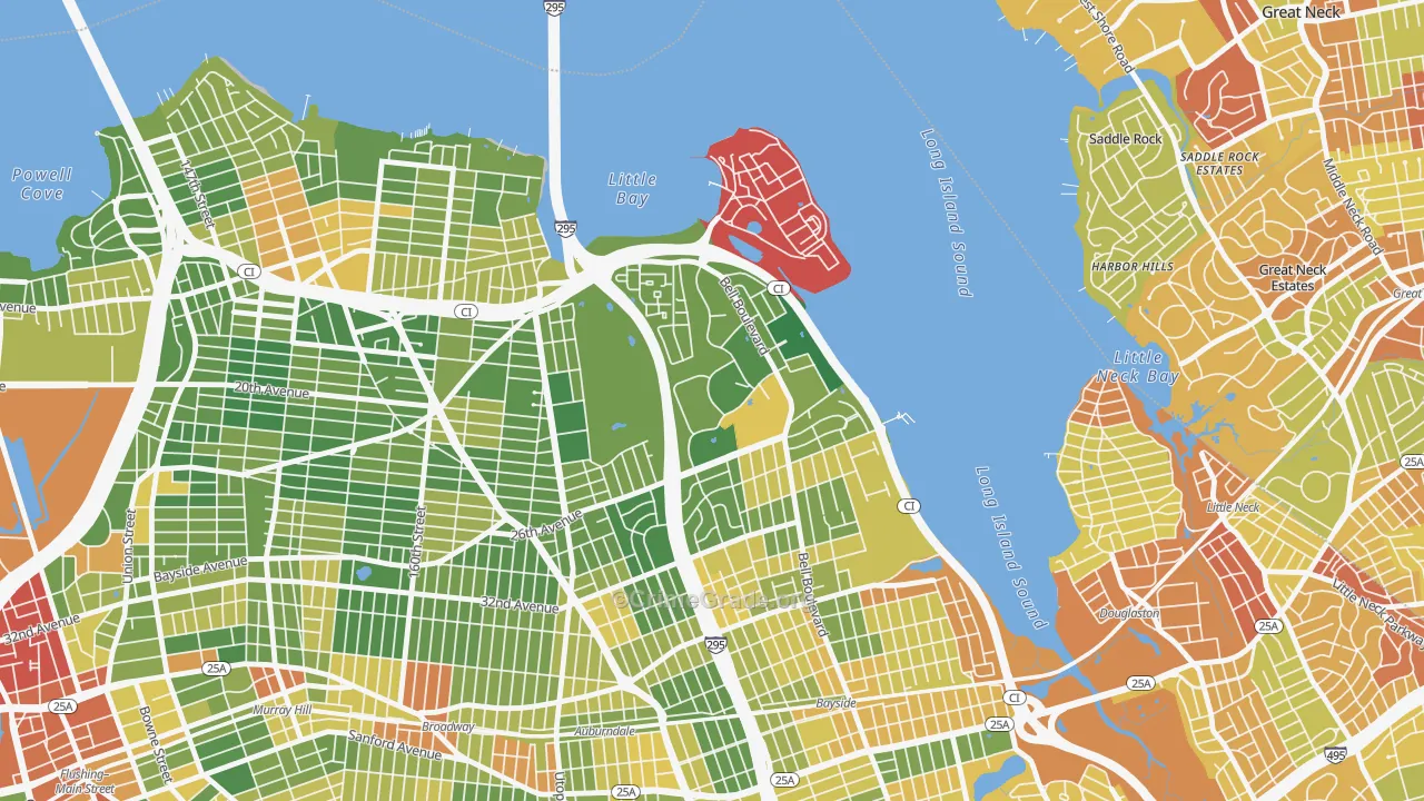 11360, NY Map of Drug-Related Crime Rates