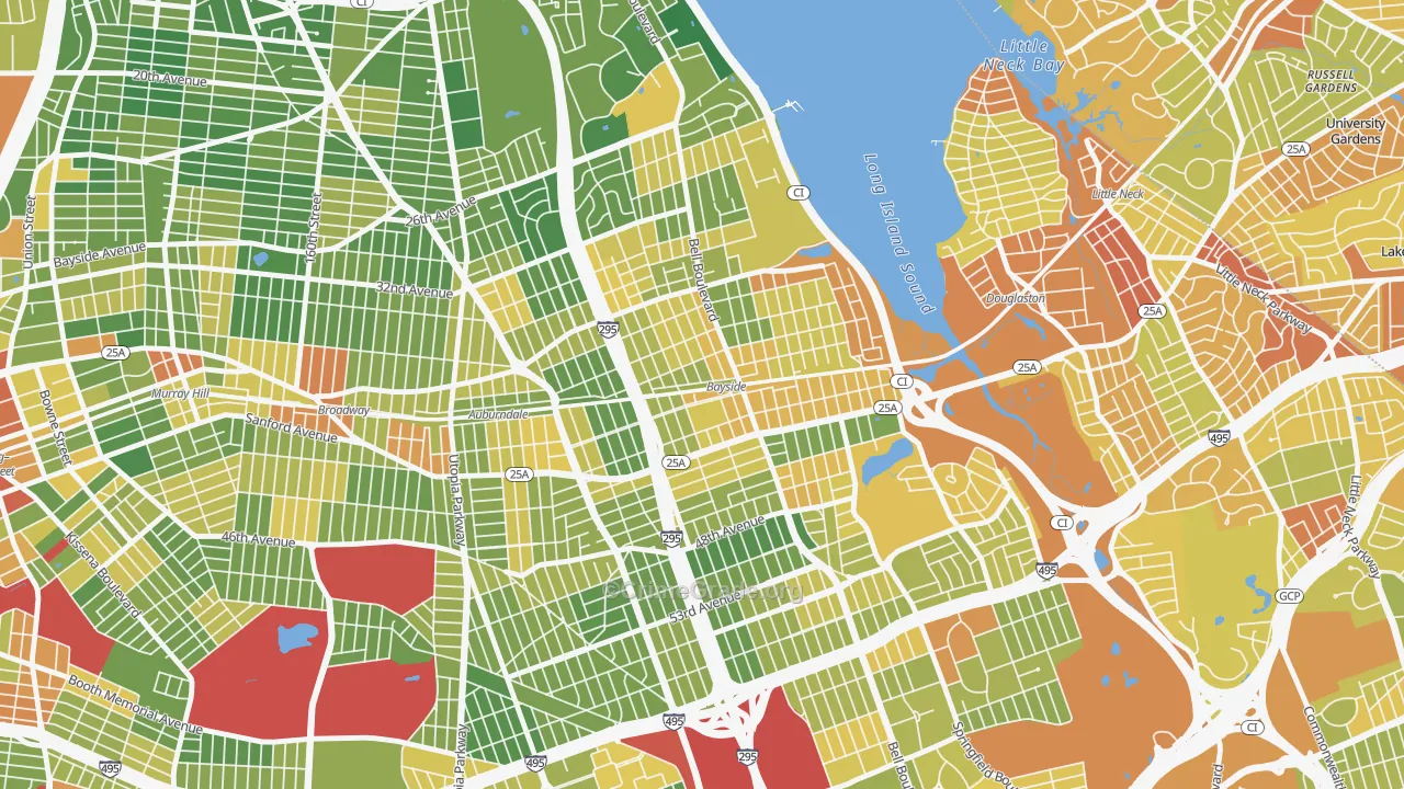 11361, NY Map of Drug-Related Crime Rates