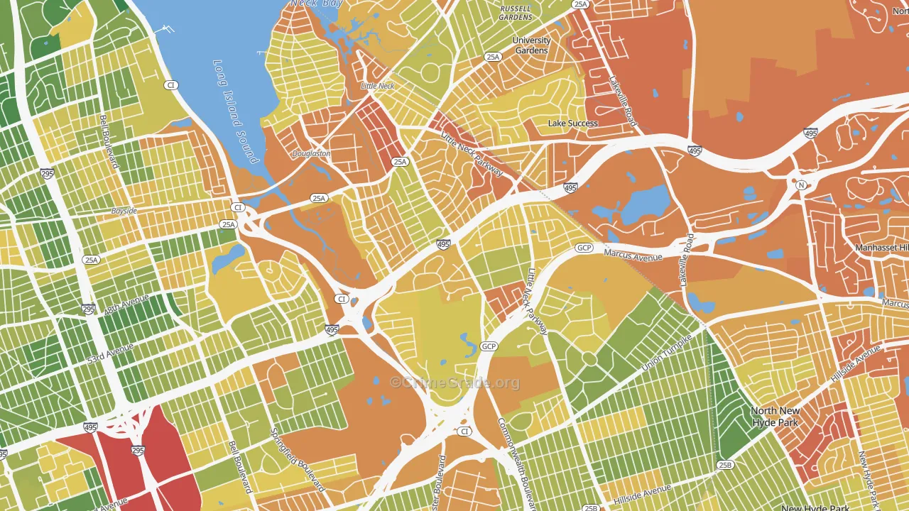 11362, NY Map of Drug-Related Crime Rates