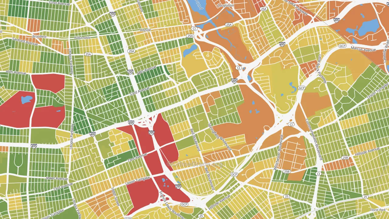 11364, NY Map of Drug-Related Crime Rates