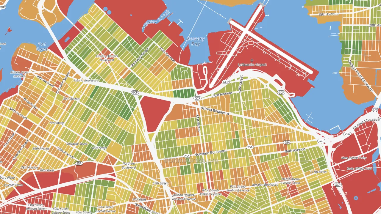 11370, NY Map of Drug-Related Crime Rates