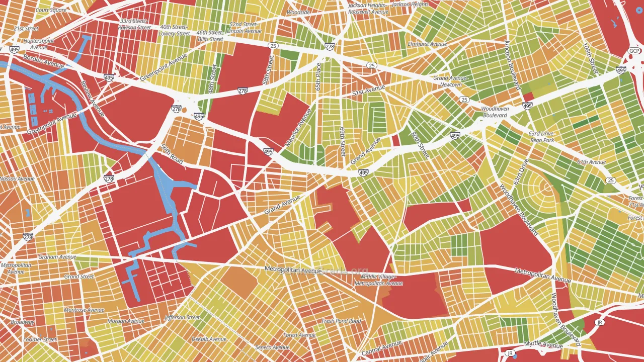 11378, NY Map of Drug-Related Crime Rates