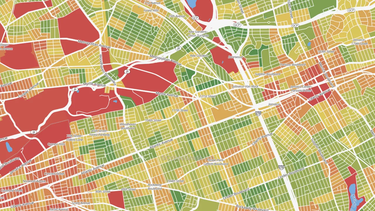 11418, NY Map of Drug-Related Crime Rates