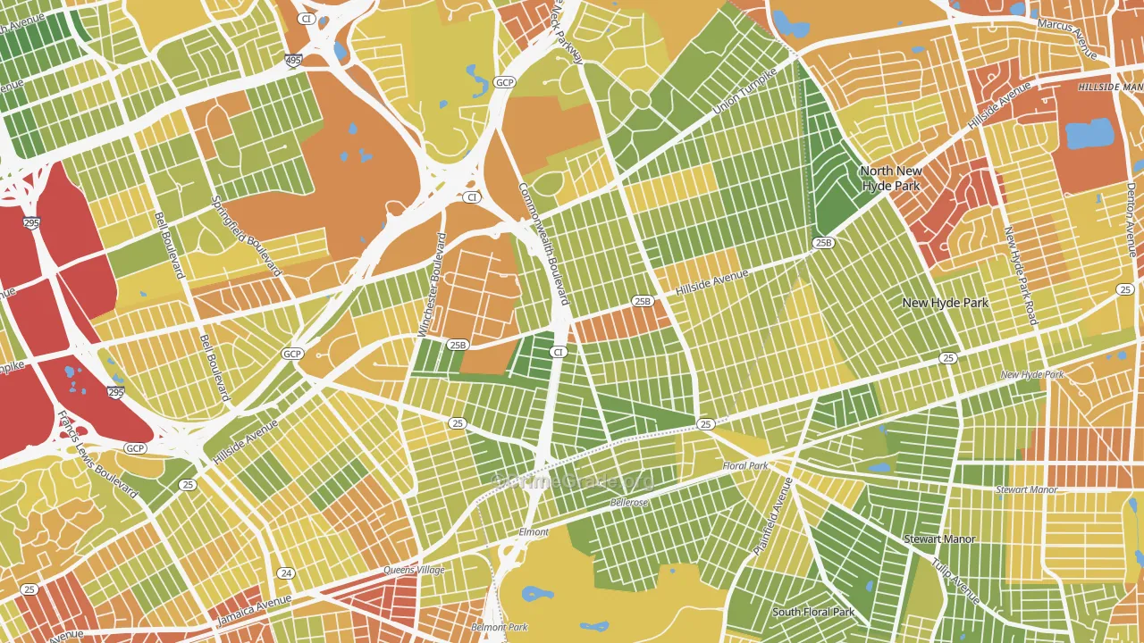 11426, NY Map of Drug-Related Crime Rates