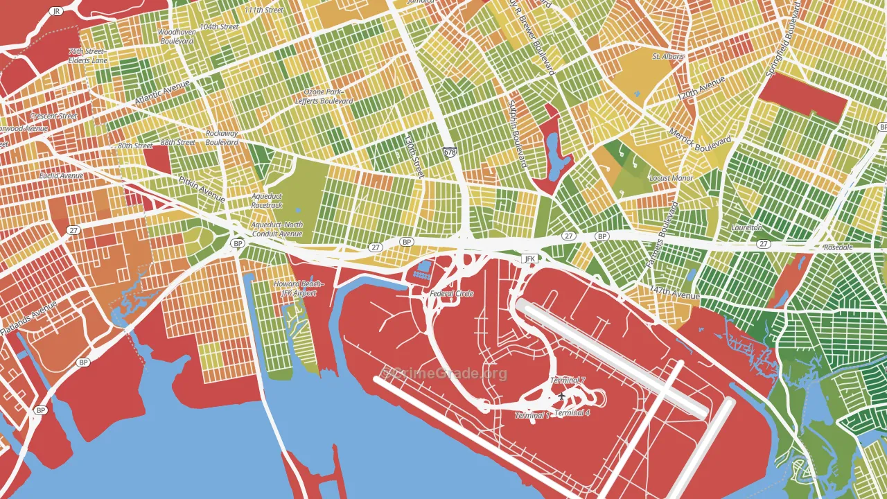 11430, NY Map of Drug-Related Crime Rates