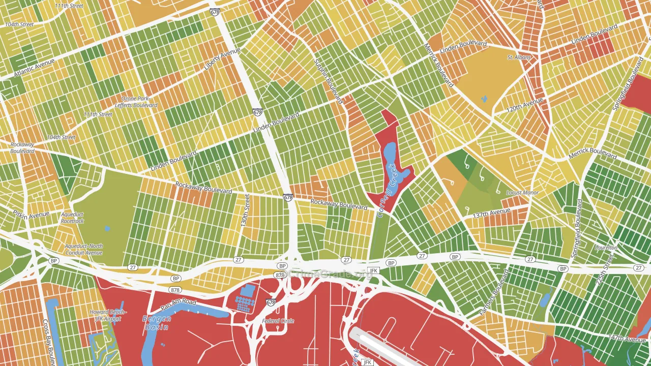 11436, NY Map of Drug-Related Crime Rates