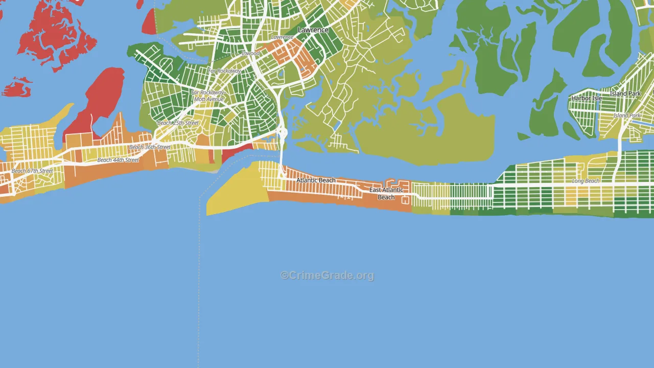 11509, NY Map of Drug-Related Crime Rates