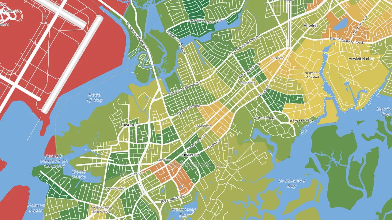11516, NY Map of Drug-Related Crime Rates