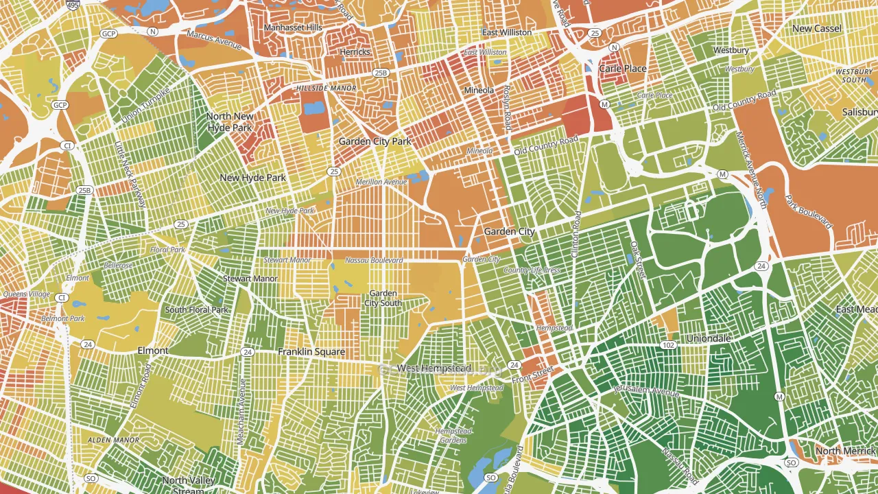 11530, NY Map of Drug-Related Crime Rates