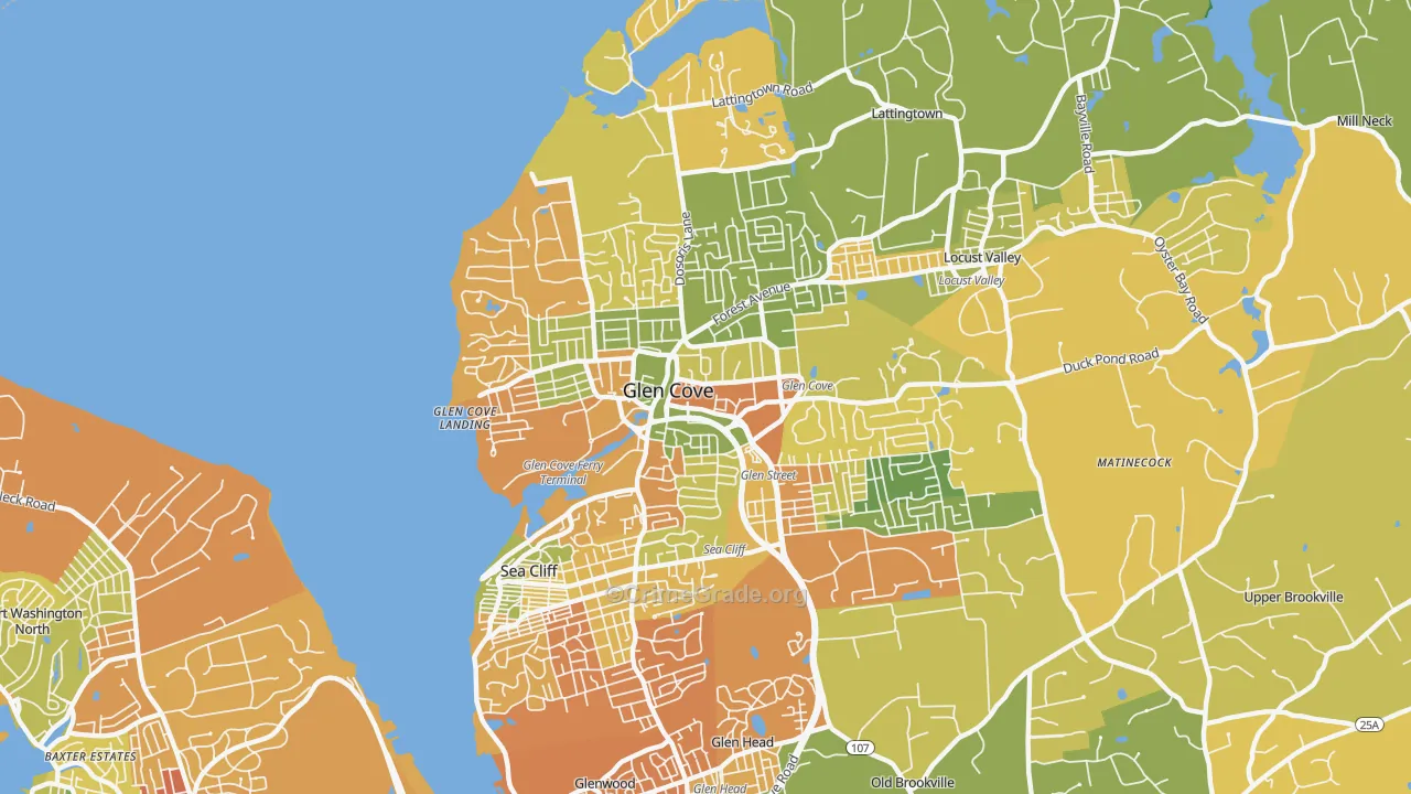 11542, NY Map of Drug-Related Crime Rates