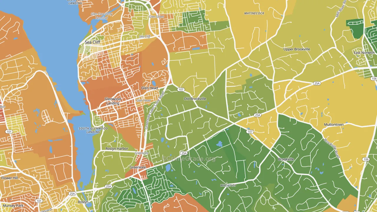 11545, NY Map of Drug-Related Crime Rates