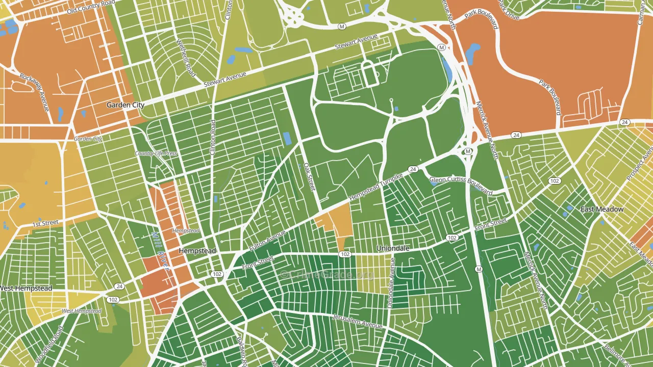 11549, NY Map of Drug-Related Crime Rates