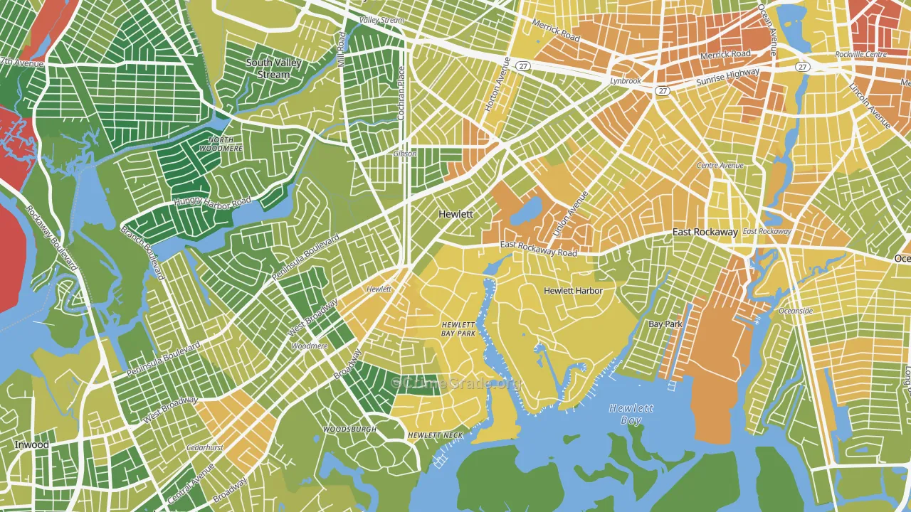11557, NY Map of Drug-Related Crime Rates
