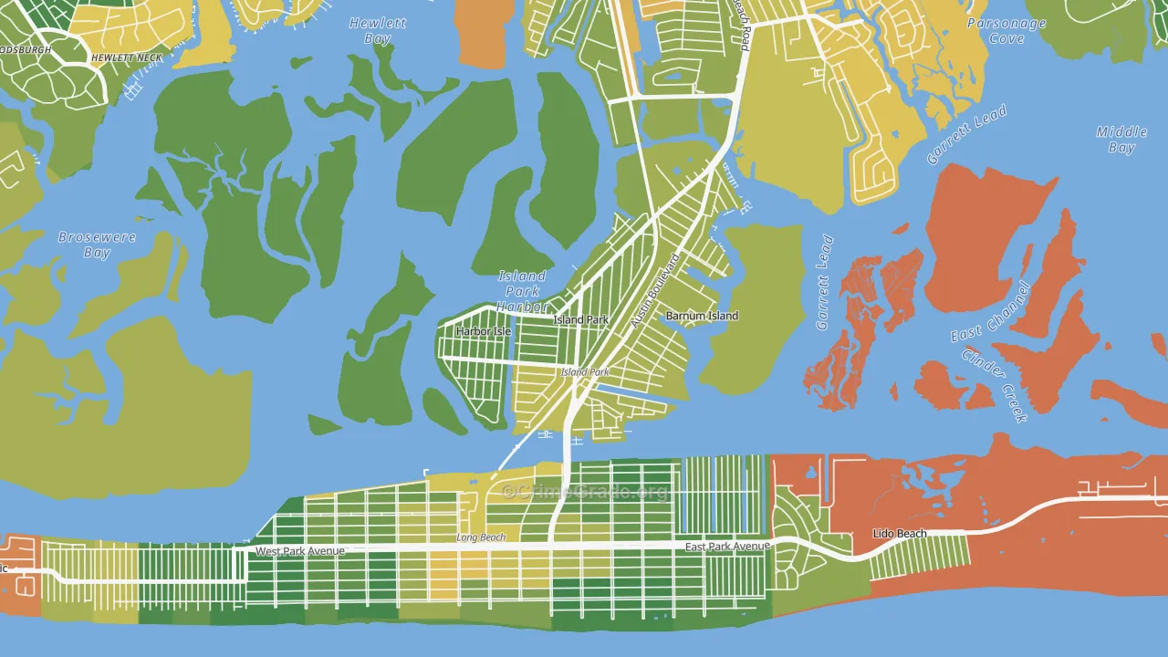 11558, NY Map of Drug-Related Crime Rates