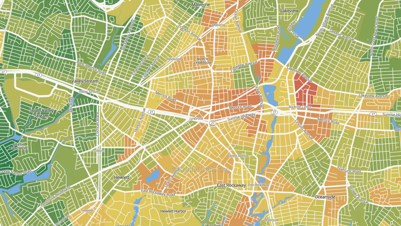 11563, NY Map of Drug-Related Crime Rates